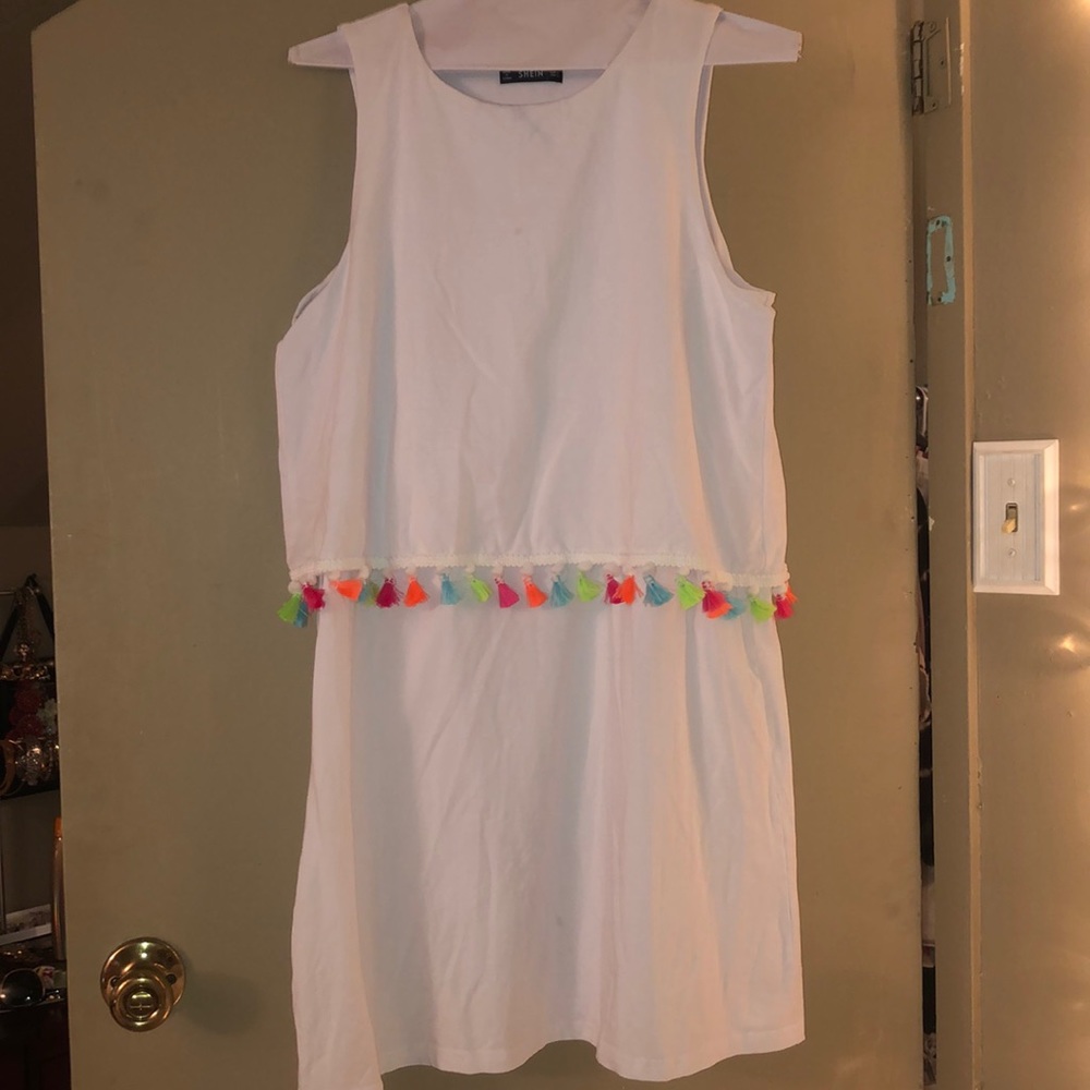 Fun summery Pom Pom dress